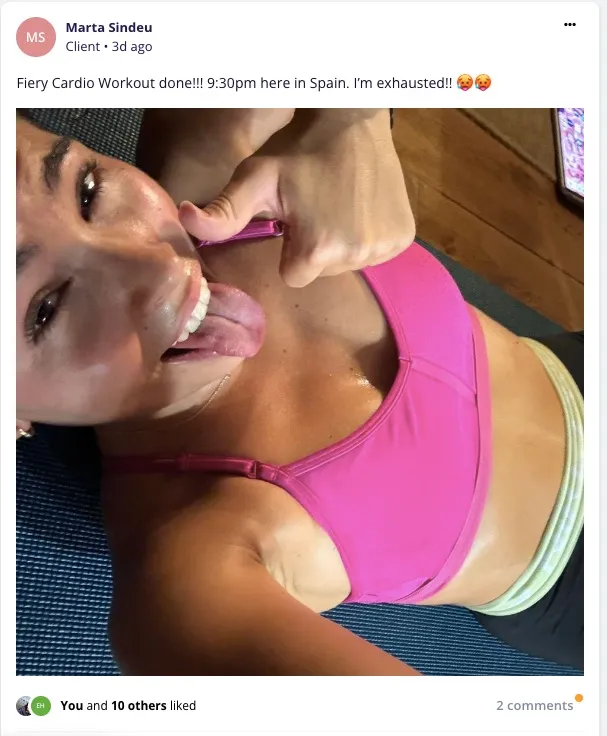 Community workout 3
